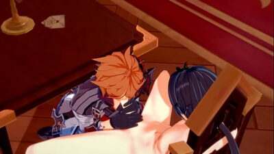 Genshin Impact Yaoi – Zhongli x Tartaglia Hardsex – Sissy crossdress Japanese Asian Manga Anime Game Porn Gay all gay porn video