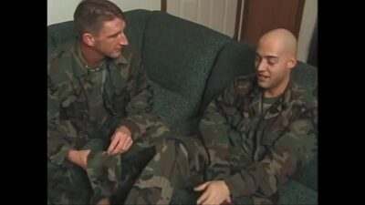 Hot military hunks have hardcore ass pounding all gay porn video