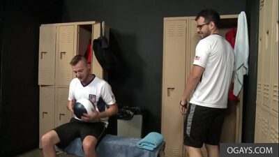 Locker Room Psychology Leads to Bareback Anal Fucking – Chandler Scott, Angel Ventura all gay porn video