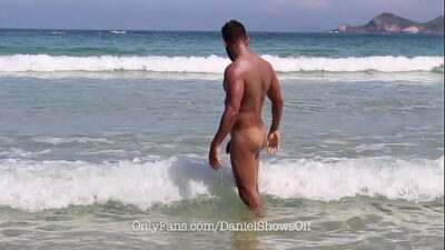 Nudist Beach – Naked outdoor all gay porn video