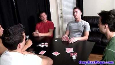 Orgy loving hunks squirting their seed all gay porn video