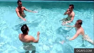 Poolside Hormones Leading to Bedroom – Javier Cruz, Mike Monroe all gay porn video
