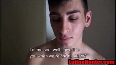 Small Dick Straight Latino Fucked bareback for the first time- LatinoHunter.com all gay porn video