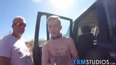 Submissive youngster sucks and gets facialized outdoors all gay porn video