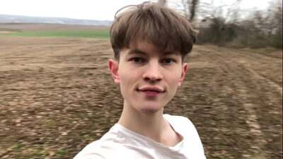 Young Cute Boy Stroking Real Big Dick Outdoor / BOY ORGASM / Monster Cock all gay porn video