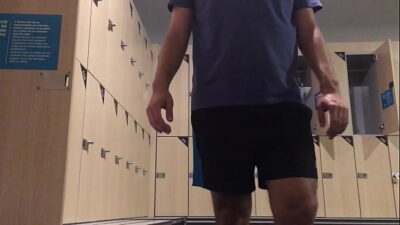 Amateur at the gym locker room (post workout) all gay porn video