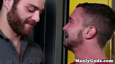 Closeup gaysex action with two hunky dudes all gay porn video