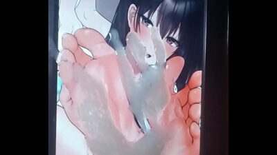 CUM TRIBUTE ANIME FEET SOP #2 all gay porn video