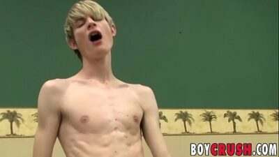 Gay teen is dominated as his asshole is pounded doggy style all gay porn video