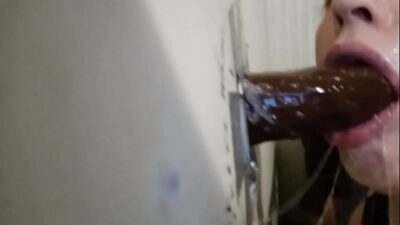 Glory hole Role play with big black dildos all gay porn video