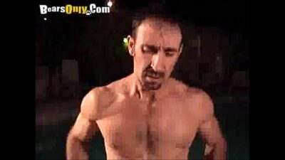 Hairy Daddy Gets Some Huge Cock Boning all gay porn video