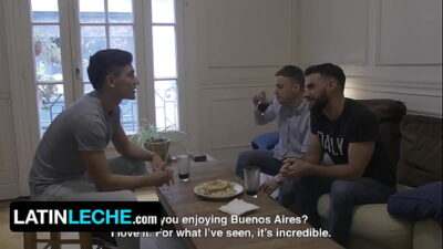 Horny Stud Jonas Matt Takes Rodrigo El Santos Huge Latin Cock While His BF Is Watching – Latin Leche all gay porn video