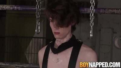 Horny twink Jake Hunter tied up and sucked off by old guy all gay porn video