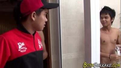 Raw drilled twink bukkake all gay porn video