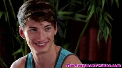 Twink twink Damian Black fucks his pal all gay porn video