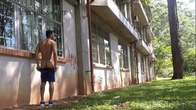Two Guys Outside all gay porn video