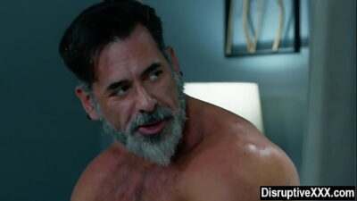 Young gay boy massages then has sex with older step daddy all gay porn video