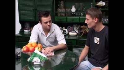 2 gays gets heated up over hot coffee all gay porn video