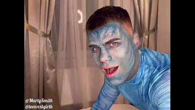 Avatar getting fucked by XXL dick all gay porn video