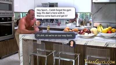 Bulky bears shlong spurts all gay porn video