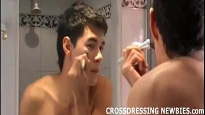 Crossdressing makes my cock so hard all gay porn video