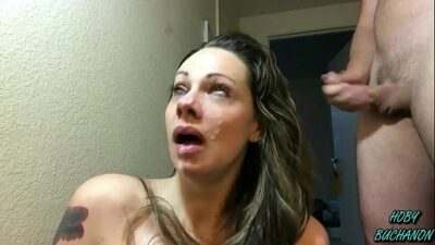 Daddy Skull-Fucks & c. Slut w/ Her Pigtails Big Cumshot all gay porn video