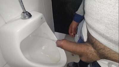 De Pau duro no Banheiro do Shopping all gay porn video