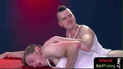 Gay bear preps bdsm twinks for fisting all gay porn video