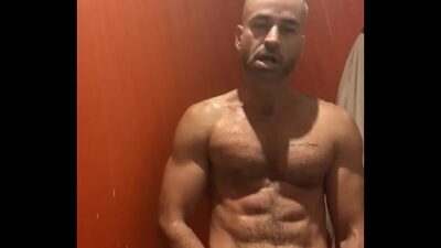Gym shower masturbation all gay porn video