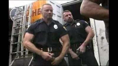 HOT COPS ON THE CLOCK 2 all gay porn video