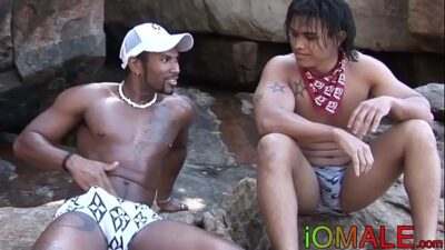 Latino beachgoing hunk barebacked and facialized by BBC all gay porn video