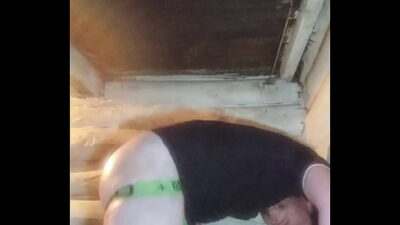 Russian gay cop fucked his fat ass with a banana! all gay porn video