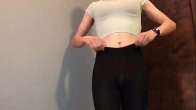 Teen sissy in leggings and pink thong all gay porn video
