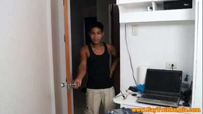 Three asian twink teens give each other head all gay porn video