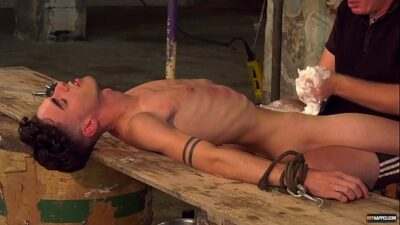 Twink Jesse Evans submits to old master Sebastian Kane all gay porn video