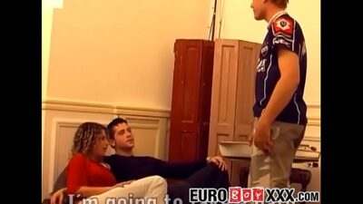 Young jock cheats on girlfriend by banging blond fuckboy all gay porn video