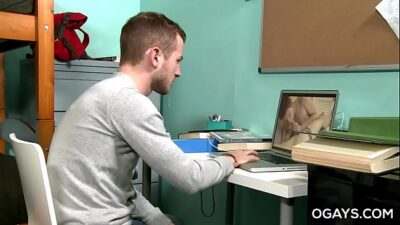 Archer Hart watching gay porn all gay porn video