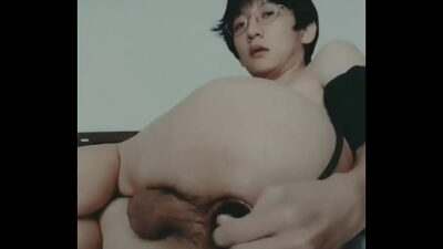 Asian faggot gaped his butthole and prolapse all gay porn video