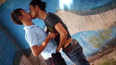 Asian Twinks Benz and Oilver Barebacking all gay porn video