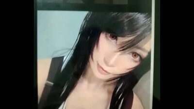 Cum tribute for Japanese coser Chami カモミール (Tifa) all gay porn video