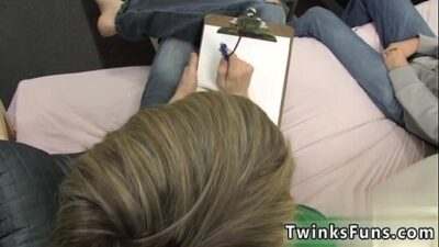 Emo boy gay porn blowjob Keith wants a job but Preston has other