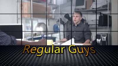 Gay Ass is being pounded hard by Big cock Hunk at the office. all gay porn video