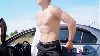 Gay blonde porn with naked muscle man playing the main role all gay porn video