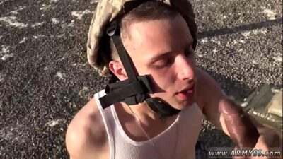 Gergay man army hunks Time to deal with the fresh meat all gay porn video