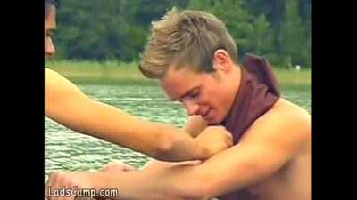 Hot boys rowing in a boat and fucking on the beach all gay porn video