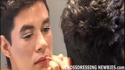 I like getting my sissy ass pounded while crossdressing all gay porn video