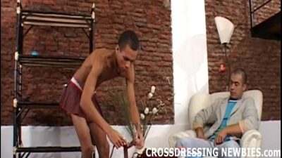It time for my first crossdressing adventure all gay porn video