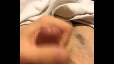 Jerking my small dick all gay porn video