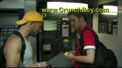 JESS ROYAN creampie an asian twink on public toilett all gay porn video