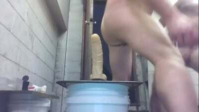 Joey d  wanking anal dildo gape machine all gay porn video